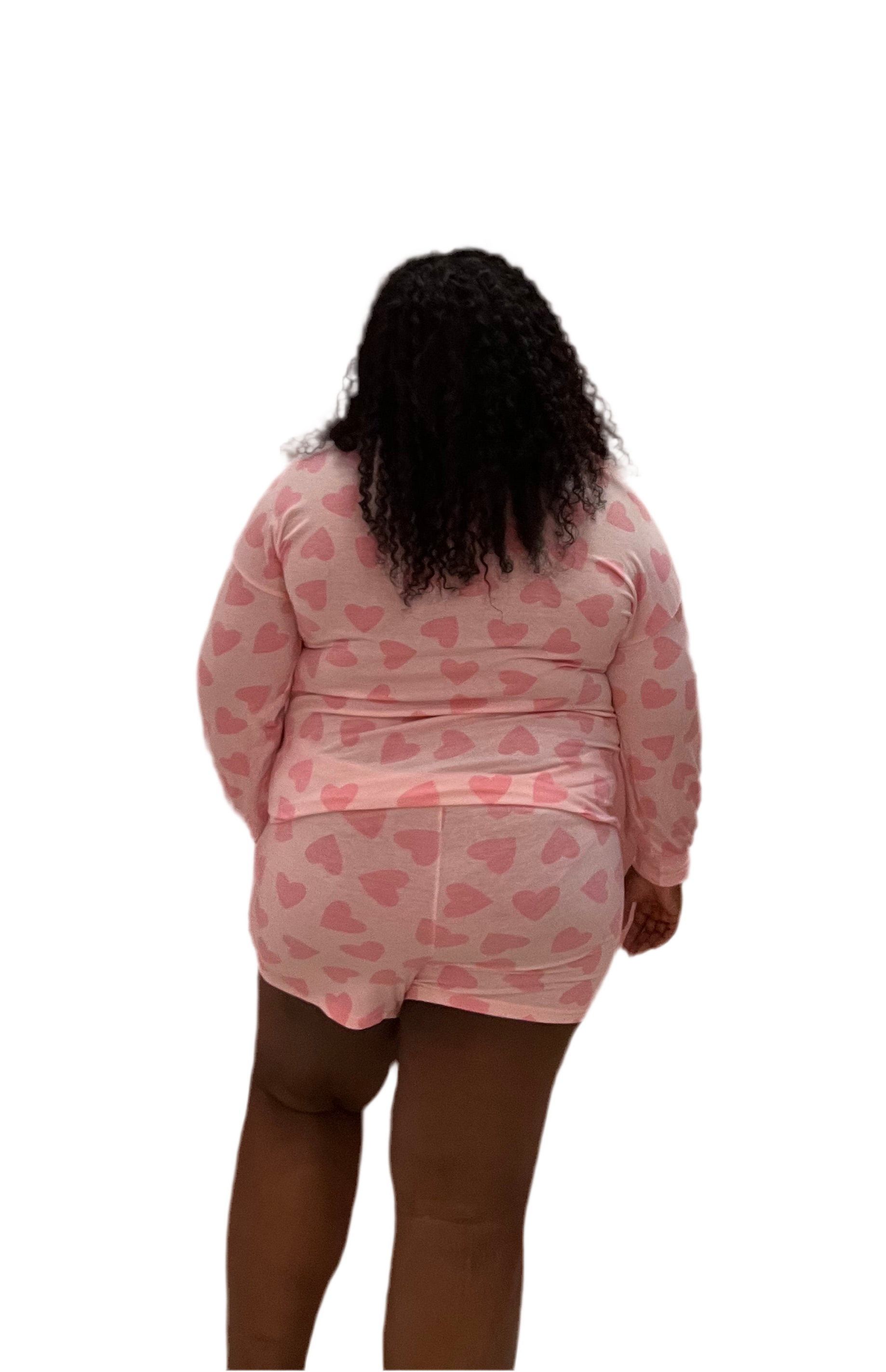 Pretty In Pink Short Pants Pajama Sets